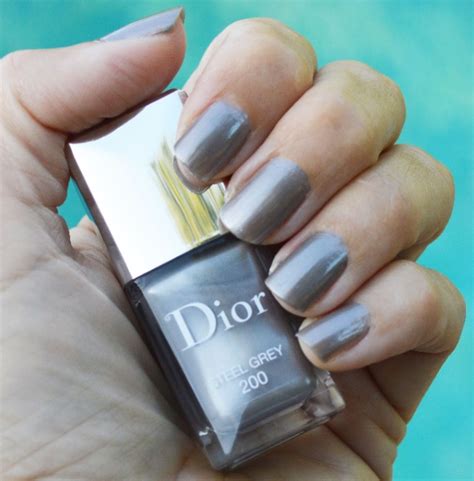 dior nail polish fall 2016|Dior Steel Grey nail polish for fall 2016 review.